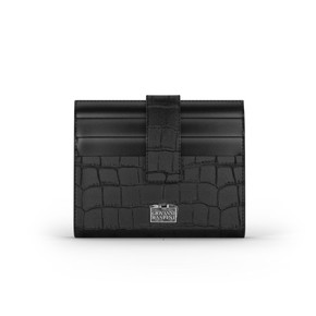 Portafoglio Raspini Pelle Croco Nera - L0025 Portafoglio Raspini Pelle Croco Nera - L0025