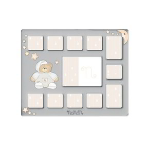 Portafoto Nanan 12 Mesi Orsetto - NCO0049