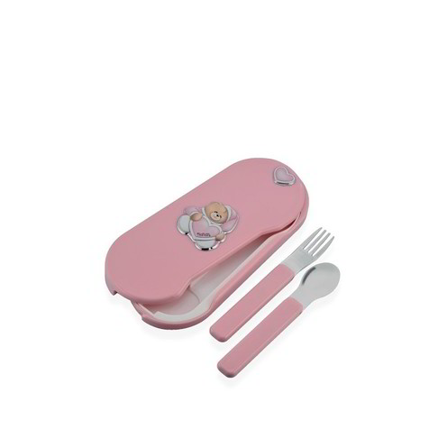 Set Porta Posate Nanan Orsetto Rosa - NPO0007