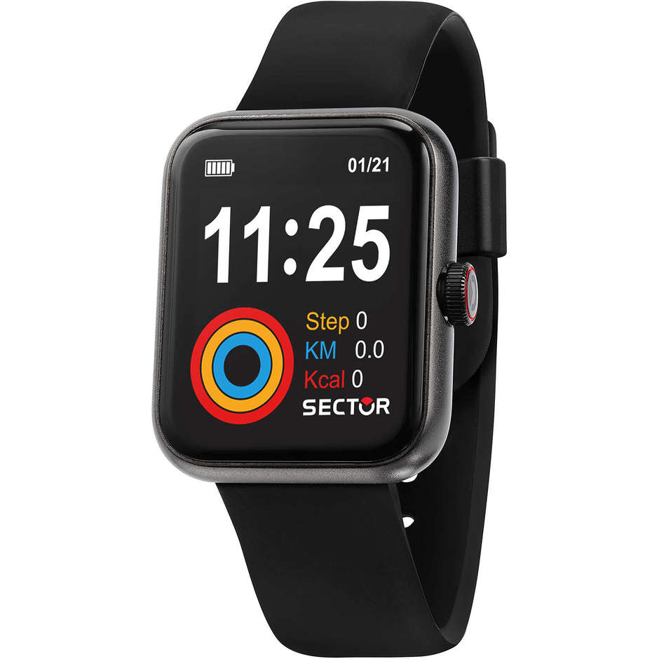 Smartwatch Sector S-03 Black - R3251282001