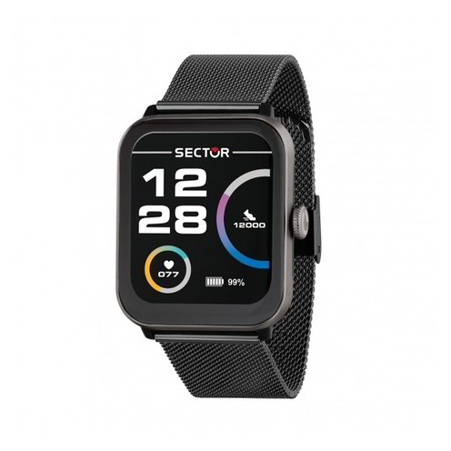 Smartwatch Sector S-08 Steel Black - R3251303001