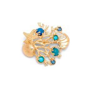 Spilla Giovanni Raspini Golden Reef - 11905